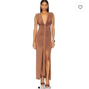 Nookie Giselle Maxi Dress in Cocoa